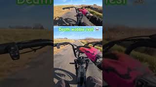 Does your bike pass the death wobble test ebike mtb build balance death [upl. by Anai]