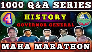 CLASS 4  HISTORY  GOVERNOR GENERAL  1000 Q AND A SERIES  OSSC  OSSSC [upl. by Dalia]