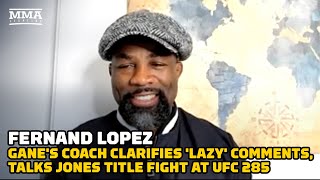 Ciryl Ganes Head Coach Clarifies Lazy Comments Ahead Of Jon Jones Title Fight At UFC 285 [upl. by Maximilien]