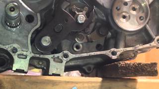 1981 Honda XL185 Bike gear shifter rebuild shifting through gears [upl. by Joo]