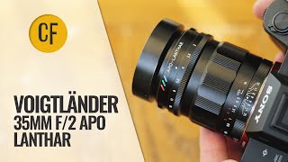 Voigtländer 35mm f2 APO Lanthar  surprising quality Lens review with samples [upl. by Aluin]