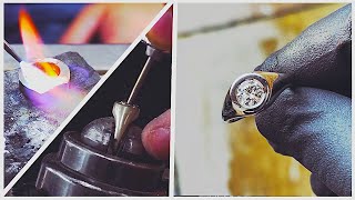 9ct White Gold Diamond Set Signet Ring  Jewellery Making  Goldsmiths Workshop Secrets [upl. by Fabiola]