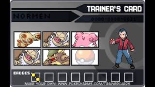 Hoenn Gym Leaders Trainer cards [upl. by Kirstin]