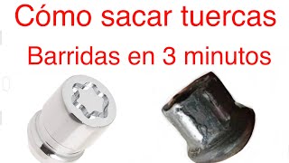 como sacar una tuerca barrida en 3 minutos connecticut usa mecanica carros trucos mecánico [upl. by Ailat]