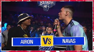 NAVAS vs AIRON  Octavos Torneo de Plazas  Red Bull Batalla 2024 [upl. by Shirah]