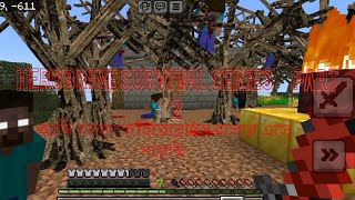 Minecraft Herobrine survival series part 2 Minecraft Herobrine house shorts minecraft herobrine [upl. by Komara]