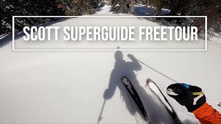 A Backcountry Powder Ski  SCOTT Superguide Freetour [upl. by Dyson55]