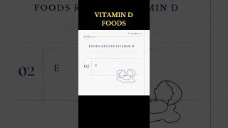 Vitamin D rich foods  Vitamin D deficiency  foods high in Vitamin D  Natural vitamin vitamind [upl. by Tedmund]