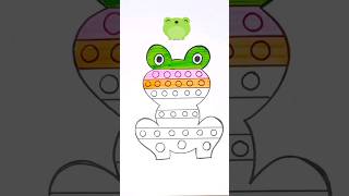 How To Draw Poppet Frog 🐸shorts drawing art drawing satisfying [upl. by Chapell]