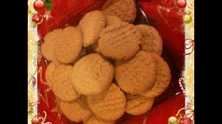 Erdnussbutter Cookies    كوكيز زبدة الفول السوداني [upl. by Ayocal154]