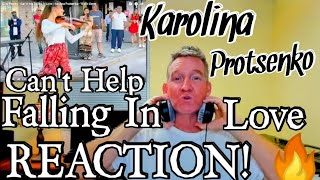 Karolina Protsenko  Cant Help Falling In Love REACTION 🔥 [upl. by Airetas39]