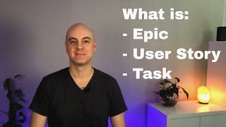 What is an Epic User Story and Task  Agile Foundations [upl. by Dumanian]