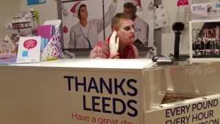 Its Halloween at the Leeds Cancer Research UK shop on Lands Lane [upl. by Aicatsanna]