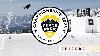 WELCOME TO SNOWBIRD  Woodward Peace Park Championships 2023  Episode 1 [upl. by Nyleaj107]