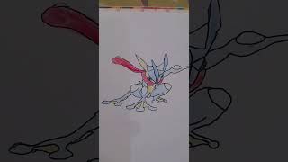 Mega evolved in greninja expert Pokemon heart trending shot [upl. by Anthea]