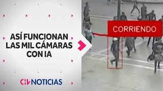 Así funcionan las nuevas cámaras con inteligencia artificial en Santiago  CHV Noticias [upl. by Aurea]