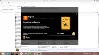 Desinstalar el antivirus de fabrica Tutorial Windows 8 Academia Usero Estepona [upl. by Laeynad433]