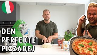 Lav den perfekte italienske pizzadej 4 ingredienser [upl. by Adyol716]