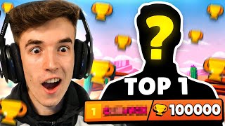 JUEGO con UN JUGADOR de 100000 COPAS en BRAWL STARS [upl. by Charteris]