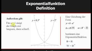 Exponentialfunktionen  © wwwmathevideocom [upl. by Verena]