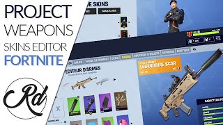 ‪CONCEPT FORTNITE CUSTOMIZATION  WEAPONS ACCESSORY SKINS EDITOR AND PLANE CUSTOM EPICGAMES [upl. by Lumbard485]