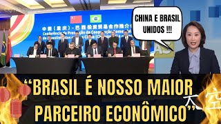 Mídia Internacional Exalta Parceria Economia Entre China E Brasil [upl. by Carmelo665]