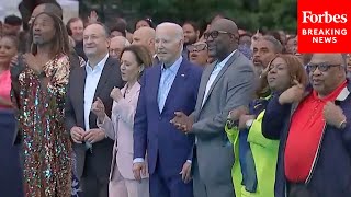 VIRAL MOMENT Biden Appears Frozen During White House Concert [upl. by Fax65]