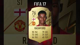 Marcus RASHFORD FIFA Evolution 🏴󠁧󠁢󠁥󠁮󠁧󠁿 Fifa 17  Fifa 23 [upl. by Ethelin]