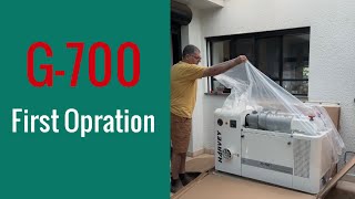 Harvey G700 Unboxing and first operation [upl. by Tinor]