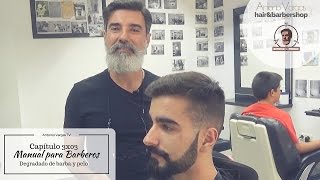 Manual para Barberos 3x03  Degradado de barba y pelo [upl. by Adnamas]