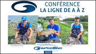 Conférence GARBOLINO SIPAC 2022  Montage de lignes Pêche Coup et Carpe [upl. by Lanfri342]