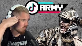 Reacting to Relatable Military TikToks with JoshDub 10 [upl. by Amimej]