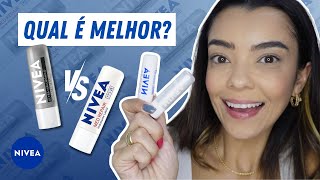 NIVEA ULTRA HIALURÔNICO x NIVEA MED REPAIR QUAL É O MELHOR HIDRATANTE LABIAL [upl. by Retsevlis916]