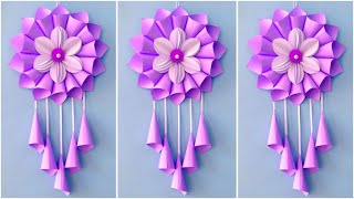 Easy and Quick Paper Wall Hanging Ideas  A4 sheet Wall decor  Cardboard Reuse Room Decor DIY [upl. by Lemhar]