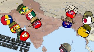 The Battle of India  Hoi4 MP In A Nutshell [upl. by Anegal486]