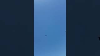 B1 Bomber flyover at Spearfish SD 4th of July parade [upl. by Hakceber]