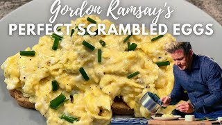 Gordon Ramsays PERFECT Scrambled Eggs [upl. by Aisatnaf974]