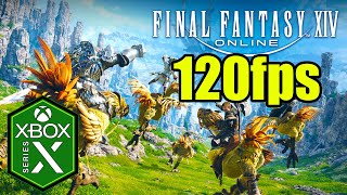 Final Fantasy XIV Online Xbox Series X Gameplay 120fps Update Optimized Final Fantasy 14 [upl. by Onaivatco]