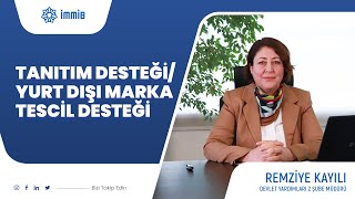 Tanıtım Desteği  Yurt Dışı Marka Tescil Desteği [upl. by Akimehs327]