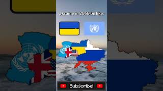 Ukraine in 2050 be like map mapping mapper geography europe ukrainewar subscribe [upl. by Salohci]