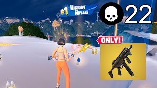 I WON Using Mythic Stinger SMG ONLY quotRank Zero Build quot Gameplay Fortnite Rank Chapter 4 Season 4 [upl. by Barayon478]