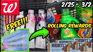 WALGREENS HAUL 225  32  FREEBIES amp ROLLING REWARDS [upl. by Sherrer]