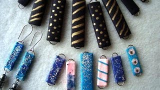 PAPER BEADS from paper clips how to diy jewelry making recycling [upl. by Leanna831]