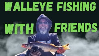 Saginaw River Walleye Fishing With Friends [upl. by Carolee]