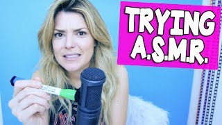 I TRIED ASMR  Grace Helbig [upl. by Rhonda]