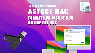 Formate un disque dur sur Mac  En quelques secondes [upl. by Gati]