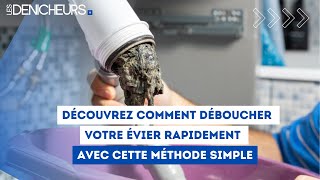 Découvrez comment déboucher votre évier rapidement avec cette méthode simple [upl. by Arised]