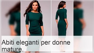 Vestito elegante per matrimonio figliofiglia modelli alla moda per donne 405060 anni [upl. by Aznaed390]