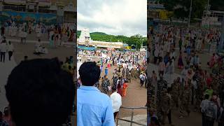 Tirumala filled with indian jawans🙏🫡 tirumala [upl. by Llednil]