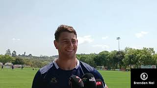 LOS PUMAS Argentinian flanker Juan Martin Gonzalez ahead of the Rugby Champs final vs Springboks [upl. by Ashia]